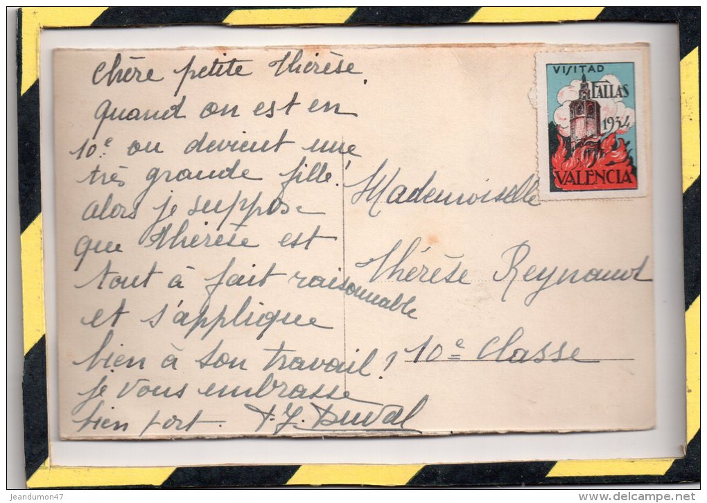 VALENCIA. - . VISITAD FALLAS 1934 - Used Stamps