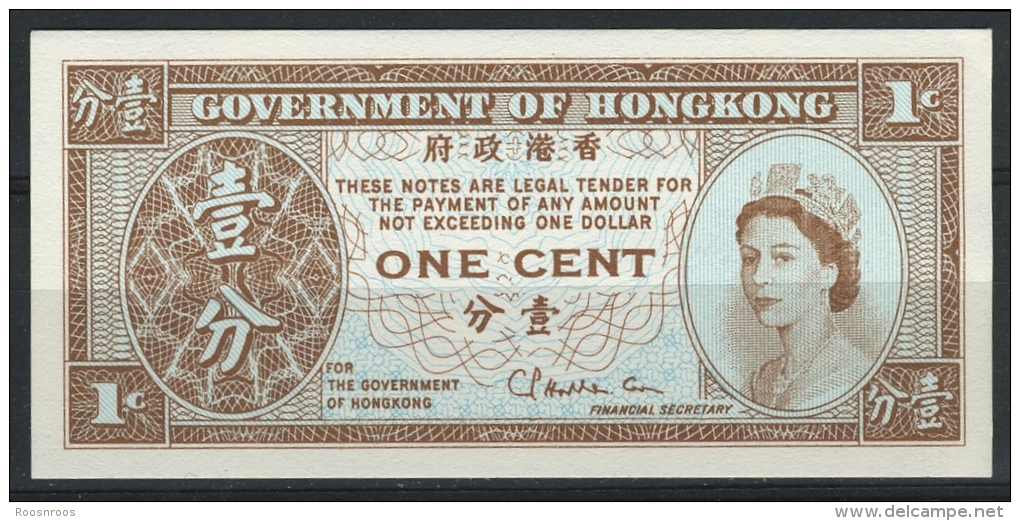 BILLET DE BANQUE BANKNOTE - HONG KONG 1971 - Hongkong