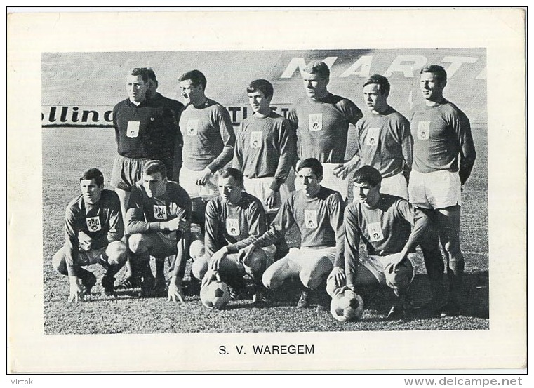 S.V. Waregem      (  Chromo 12.5 X 9 Cm )  !!  Geen Postkaart - Calcio
