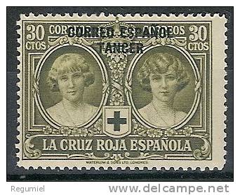 Tanger 030 ** Cruz Roja. 1926 - Marruecos Español