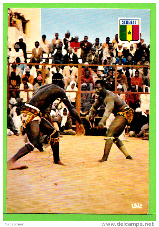 LUTTE SENEGALAISE... / Carte écrite En 1974 - Lutte