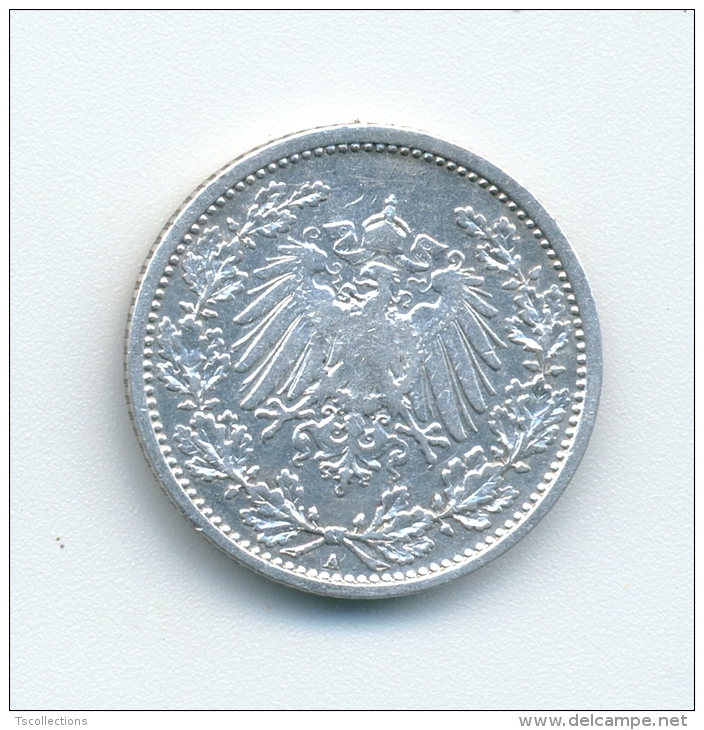 Allemagne 1/2 Mark 1905 - 1/2 Mark