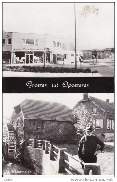 Opoeteren. -  Groeten Uit....  De Watermolen;  1978  Wevelgem - Maaseik