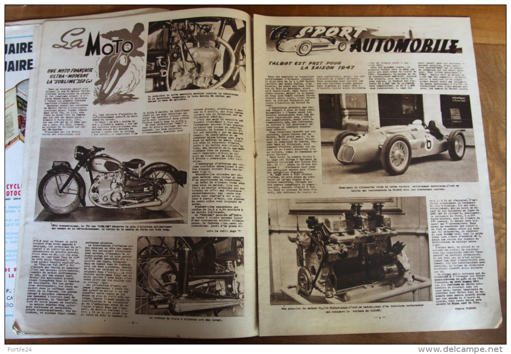 2 Vieux Numéros L'Automobile, L'avion La Moto Le Canot N° 14 Et 15 ; Mars 1947 - 1900 - 1949