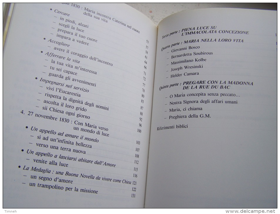 RELIGION - IL MESSAGGIO DI CATERINA LABOURE : DINAMICA DI VITA ! RAYON 1994 - ILLUSTRATIONS - Relié - Autres & Non Classés