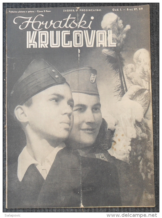 HRVATSKI KRUGOVAL, NDH BROJ 27-28  1941 - Altri & Non Classificati