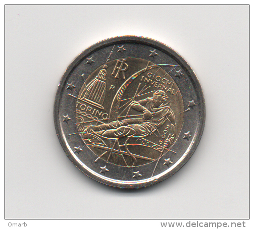 Mon010 Moneta Commemorativa 2 Euro Pièce Commémorative Commemorative Coins Olimpiadi Invernali Winter Games Torino 2006 - Italia