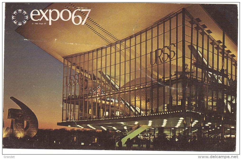 CANADA - MONTREAL - EXPO 67 - PAVILLON UNION SOVIETIQUE - VOYAGEE - CACHET EXPO - 1967. - Montreal