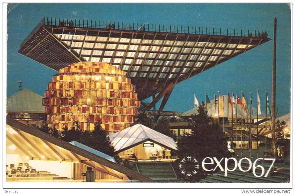 CANADA - MONTREAL - EXPO 67 - PAVILLON DU CANADA - VOYAGEE - CACHET EXPO - 1967. - Montreal