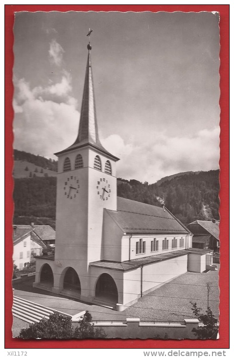 AFR-013 Eglise De Grandvillard Haute-Gruyère, Cachet Brasserie Beauregard SA - Grandvillard