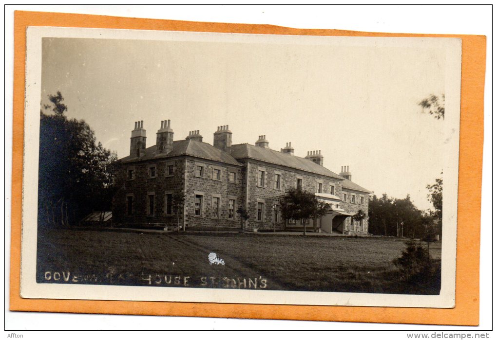 Government House St John 1910 Real Photo Postcard - St. John's