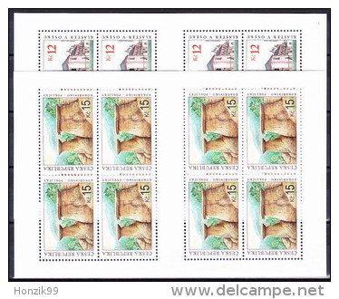 ** Tchéque République 2006 Mi Klb. 469-70 Les Feuilles, (MNH) - Blokken & Velletjes