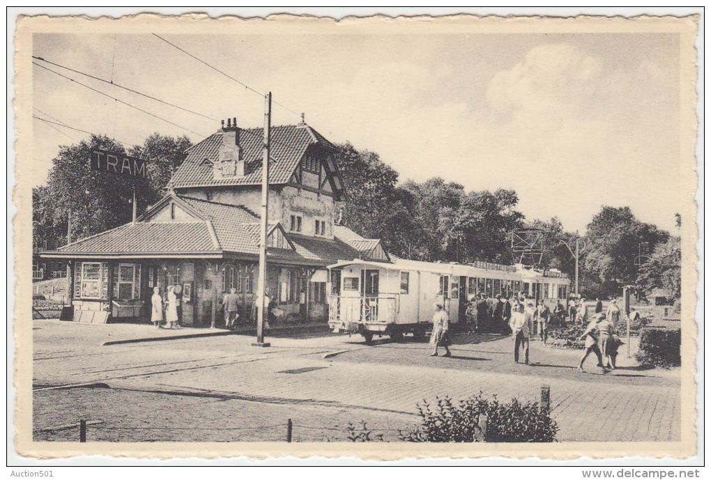 19439g TRAM - GARE - STATIE - PASSAGE à NIVEAU - Coq-sur-Mer - De Haan