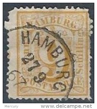 ALLEMAGNE - HAMBOURG - 9 S. De 1864-65 Avec FAUSSE OBLITERATION - Hambourg