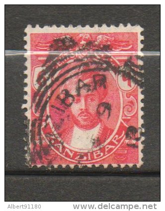 ZANZIBAR  Sultan Seyyid Ali Ben Hamoud  6c Rose 1913 N°113 - Zanzibar (...-1963)