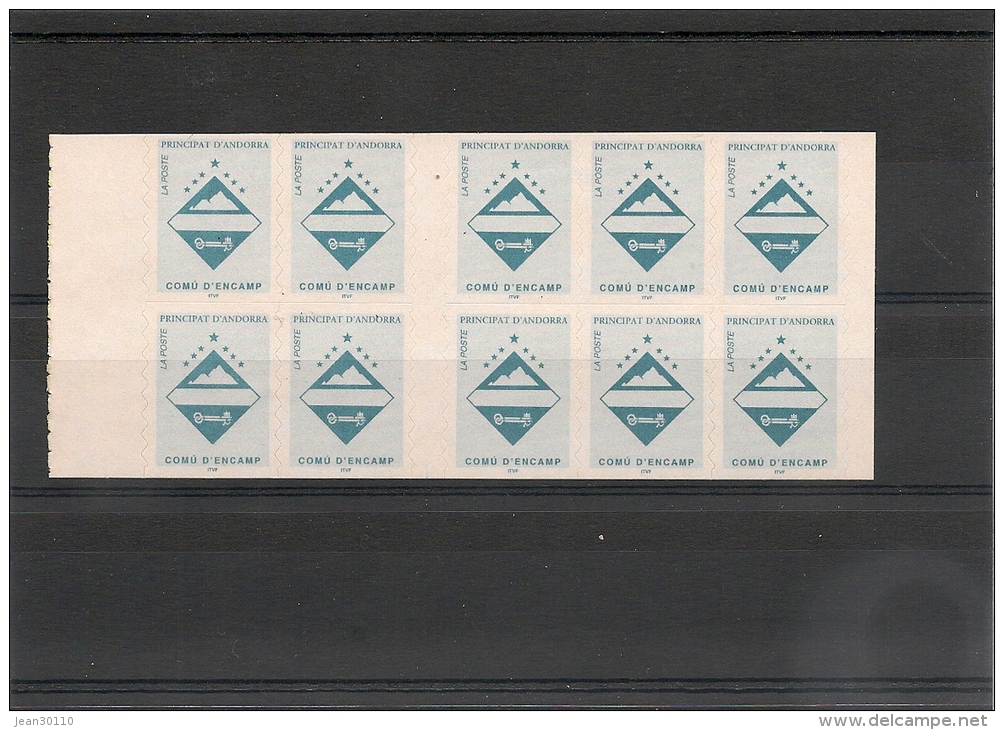 ANDORRE  Année 1997 Carnet N° Y/T 7** Côte : 22,00€ - Postzegelboekjes