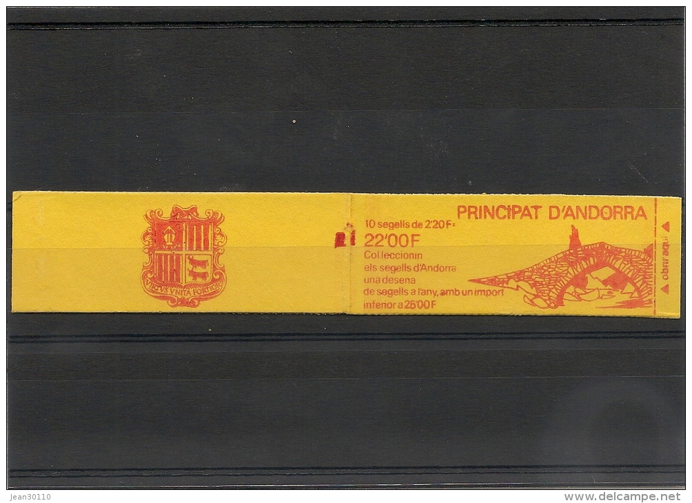 ANDORRE  Année 1988 Carnet  N° Y/T : 2** - Booklets