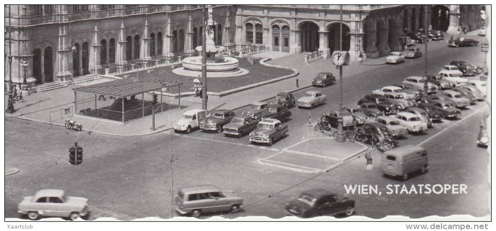 Wien: FORD P1 & TURNIER, OPEL KAPITÄN, PEUGEOT 403, CITROËN 2CV & BACHÉE, USA CARS  -  Staatsoper - Austria - Jeux Et Jouets