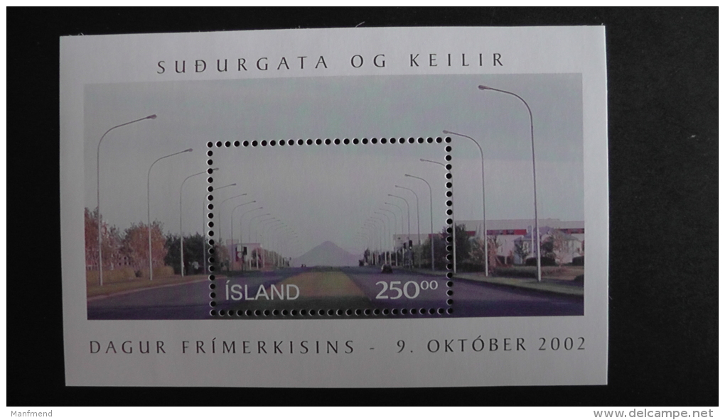 Iceland - 2002 - Mi.Nr. Bl. 31**MNH - Look Scan - Blokken & Velletjes