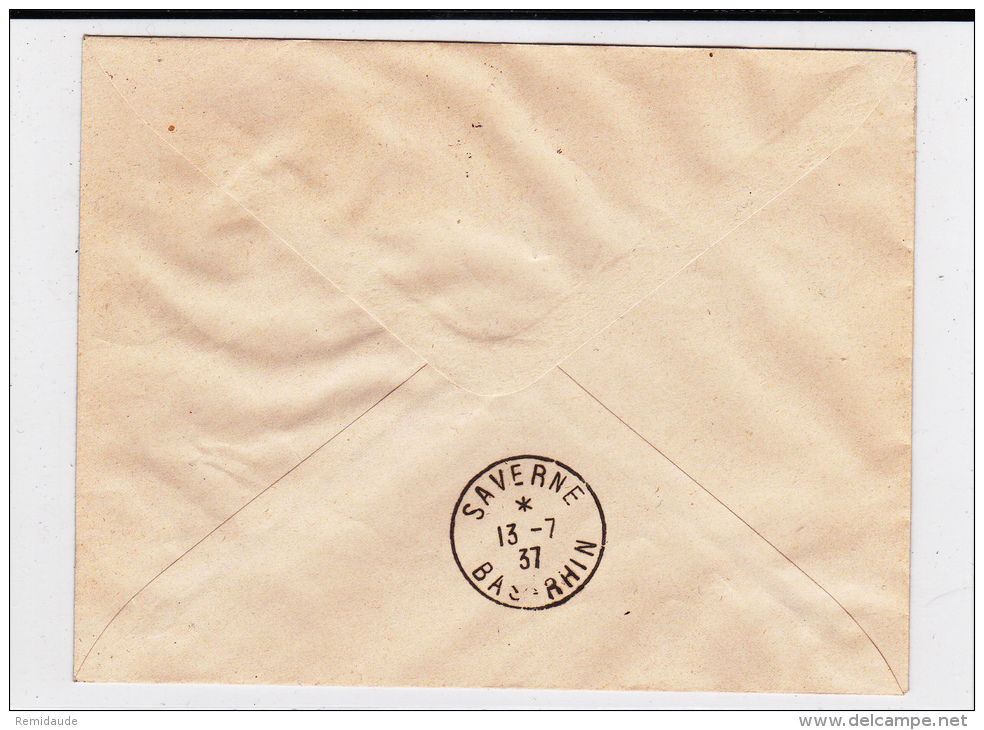 1937 - VIGNETTE De La FEDERATION NATIONALE CATHOLIQUE "DIEU PATRIE" Sur ENVELOPPE ENTIER POSTAL "PAIX" + CACHET EXPO 37 - Vignettes Militaires