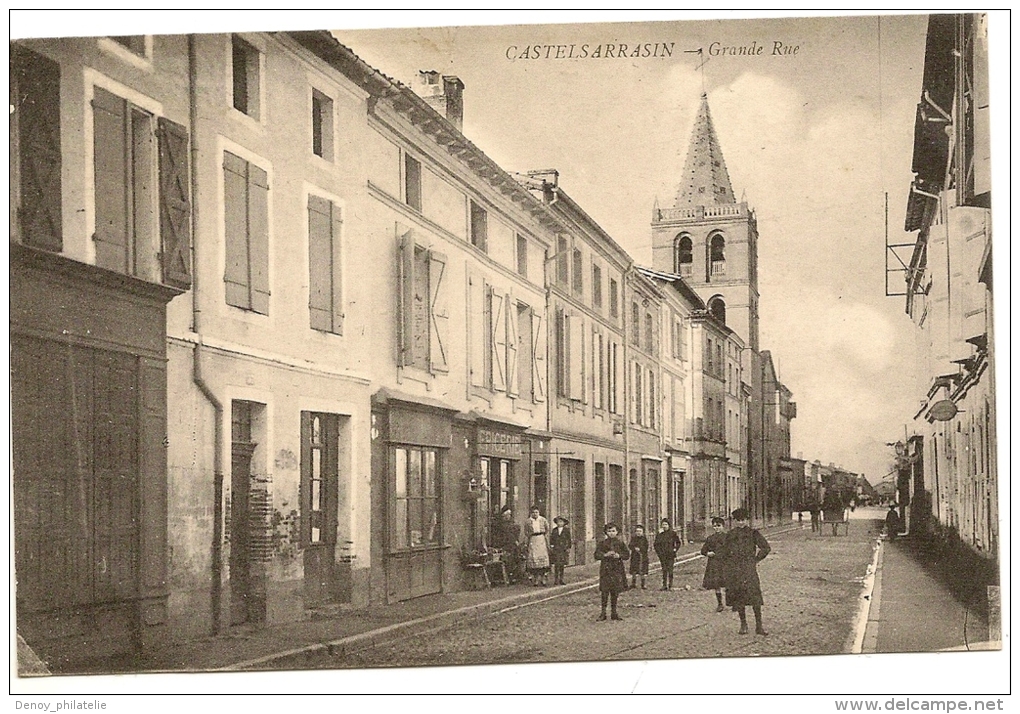 82/ Caselsarrassin - Grande Rue -(epicerie Devanture) - Castelsarrasin