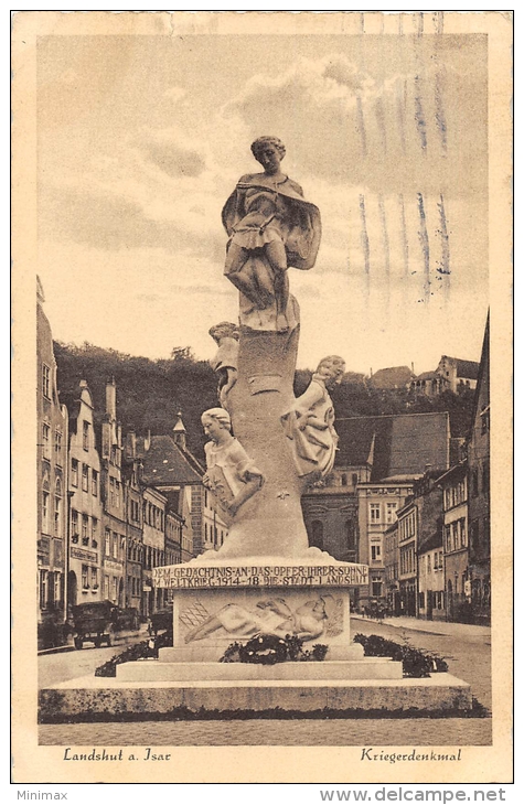 Landschut A. Isar - Kriegerdenkmal, 1929 - Landshut