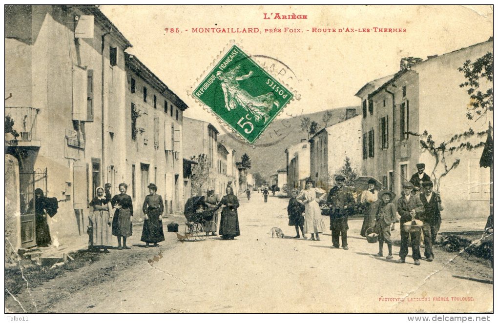 Montgaillard Près Foix - Route D'AX Les Thermes - Autres & Non Classés