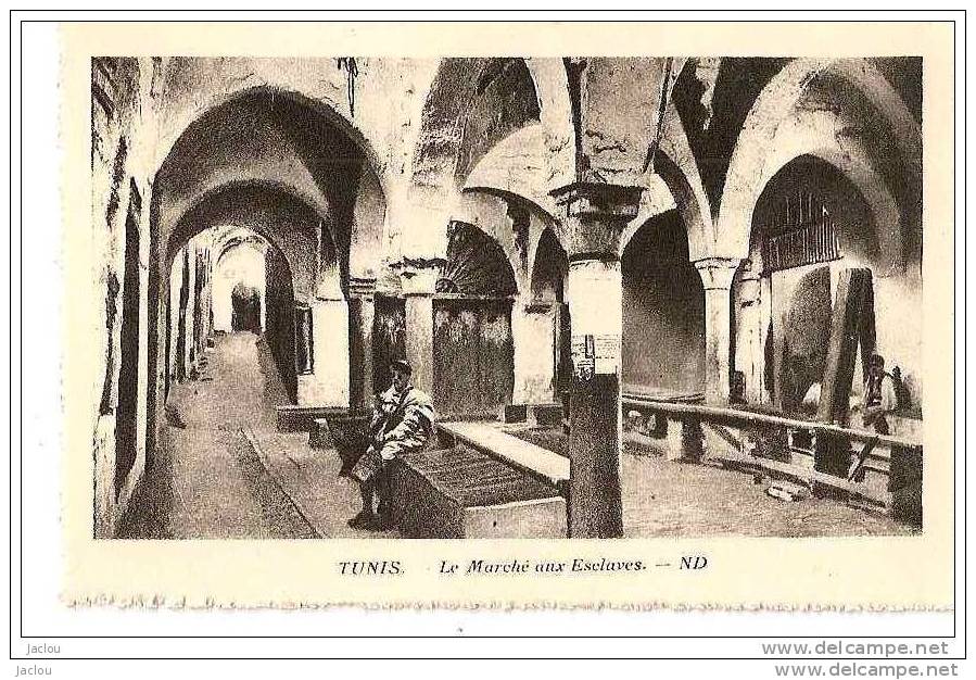 TUNIS MARCHE AUX ESCLAVES,VUE INTERIEUR   REF 15209 - Sonstige & Ohne Zuordnung