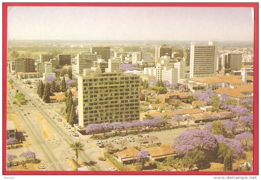 CARTOLINA VG ZIMBABWE - HARARE - Compensation House - 10 X 15 - ANNULLO HARARE 1988 - TIMBRO ROTARY CONFERENCE - Zimbabwe