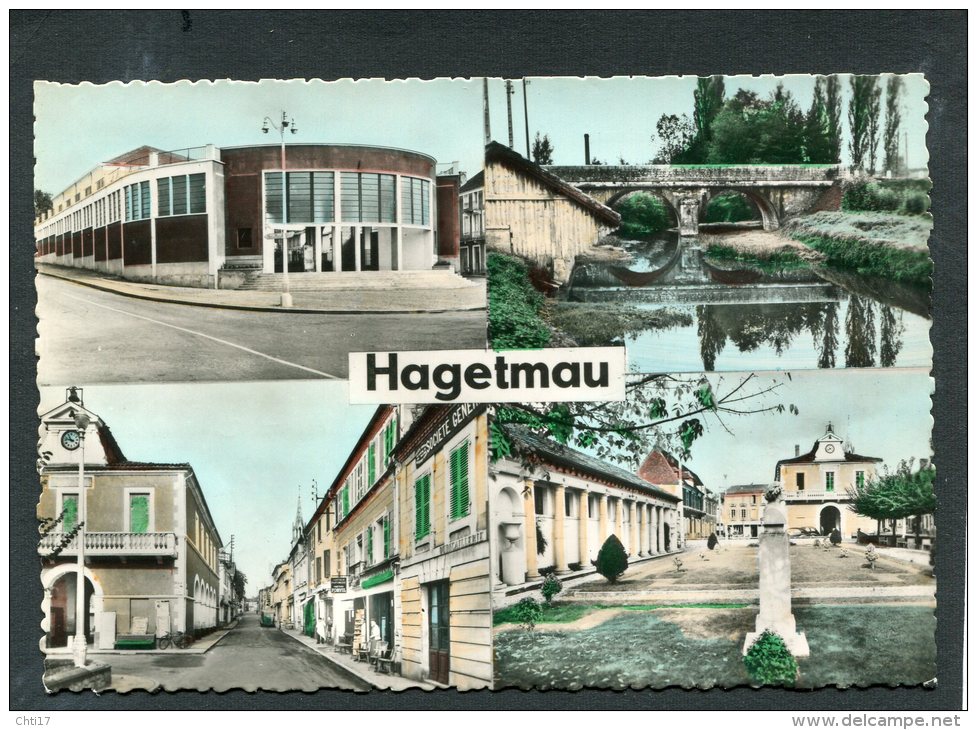 HAGETMAU MULTI VUES   CIRC  OUI   / 1961   EDIT - Hagetmau