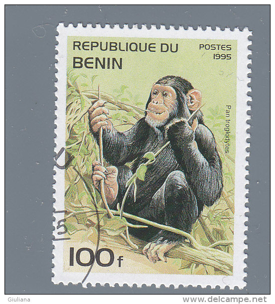 Rep. Benin  1997  Mi 624 Used   Gorilla - Gorilas
