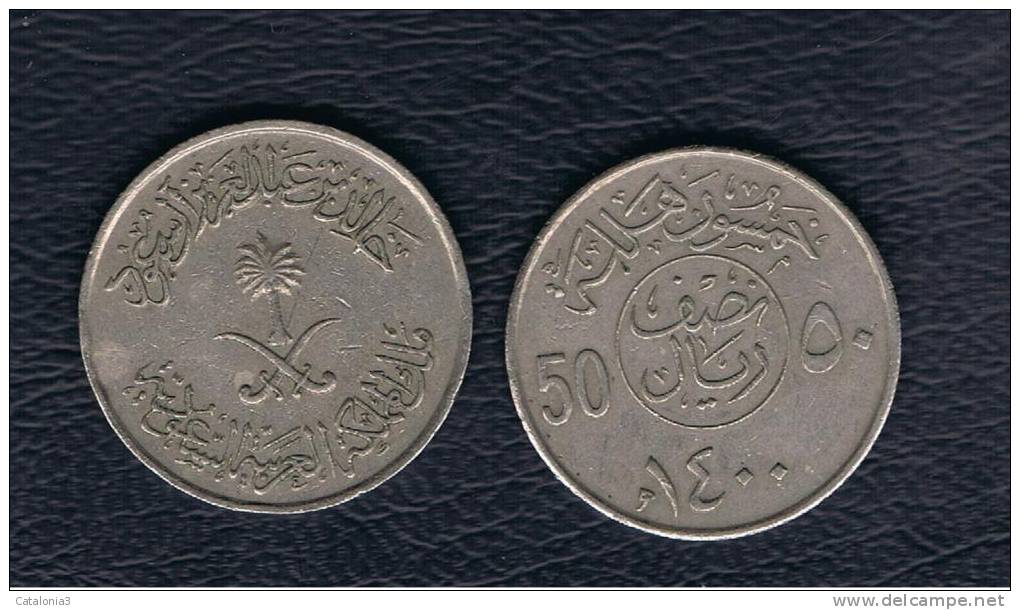 ARABIA SAUDITA - 50 Halala  1400  KM56 - Saudi-Arabien