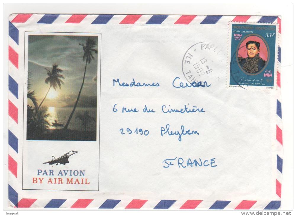 Timbre Yvert N° Poste Aérienne 118 / Lettre Du 13/8/1982 - Storia Postale