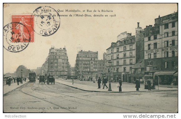 75 PARIS 05 / Quai Montébello Et Rue De La Bûcherie / - Arrondissement: 05