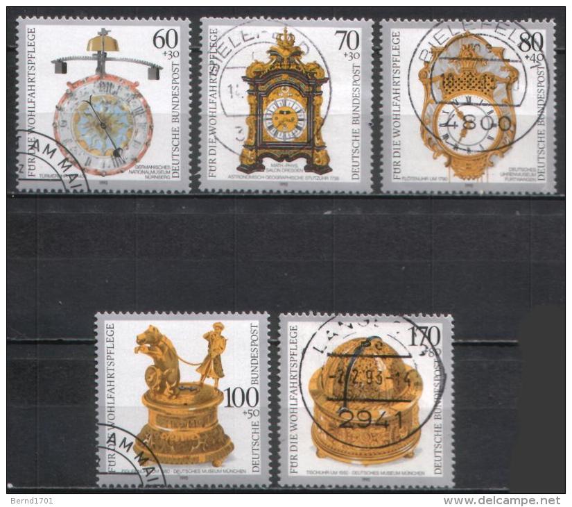 Germany - Mi-Nr 1631/1635 Gestempelt / Used (n952) - Relojería