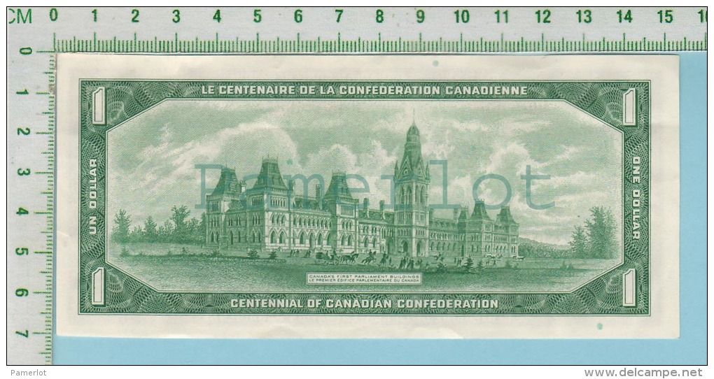 1967 Canadian One Dollar Bill (un Dollar De Papier 1967 Canada Sans Plis ) - Canada