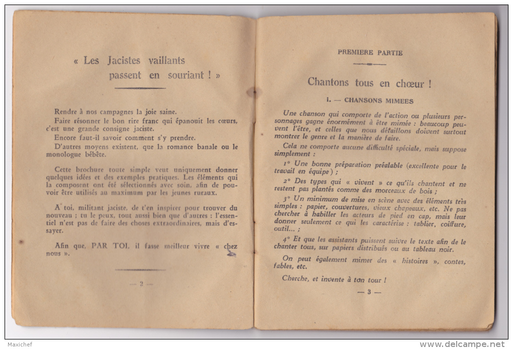Brochure 68 Pages 155x115 - Vive La Joie - Edition J.A.C., 1941 - Comment S'amuser Et Se Distraire Simplement. - Autres & Non Classés