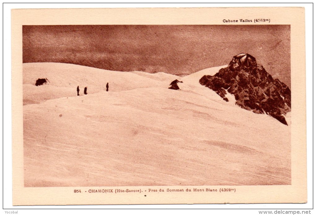CP, CHAMONIX, Près Du Sommet Du Mont Blanc, Vierge, Ed : L.Fauraz - Alpinisme