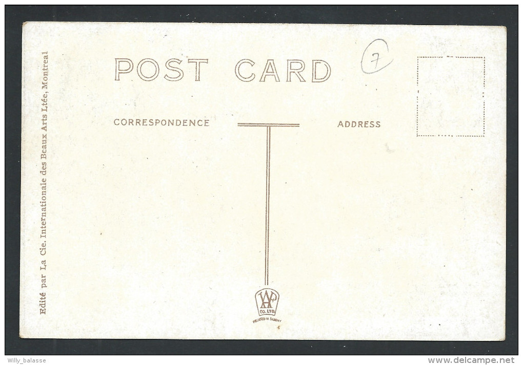 CPA Canada - "Bureau De Poste - Trois Rivieres - P. Q." - Trois-Rivières