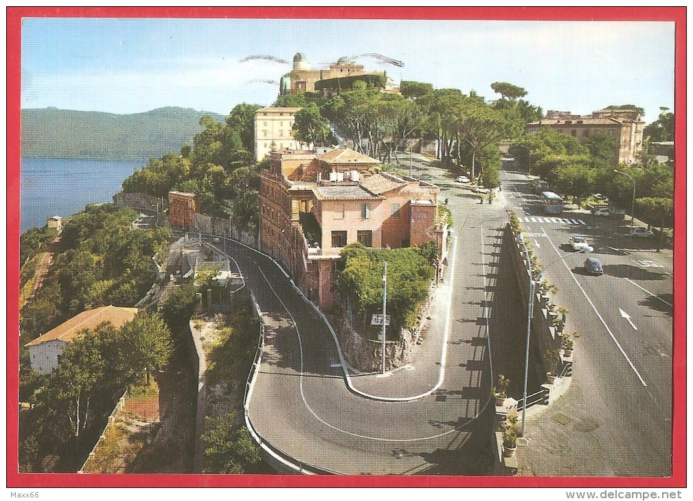 CARTOLINA VG ITALIA - CASTELGANDOLFO (RM) - Panorama - 10 X 15 - ANNULLO CASTELGANDOLFO 1986 - Panoramische Zichten, Meerdere Zichten