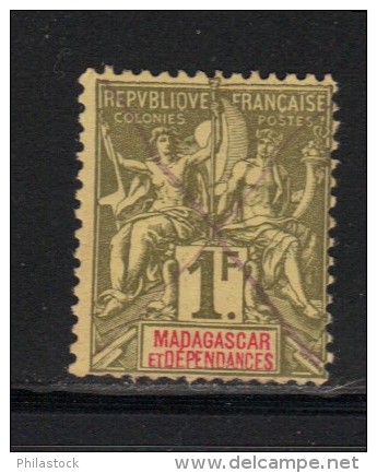 MADAGASCAR  N° 41 Obl. Plume - Oblitérés