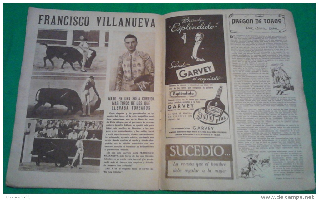 Madrid - "El Ruedo": Semanário Gráfico de los Toros. Plaza de Toros. Torero. Course de taureaux. Aréne (7 scans)