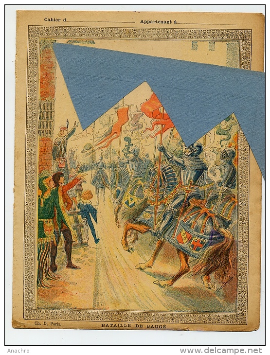 MILITAIRE BATAILLE De BAUGE 1421 Couverture Protège Cahier - Schutzumschläge