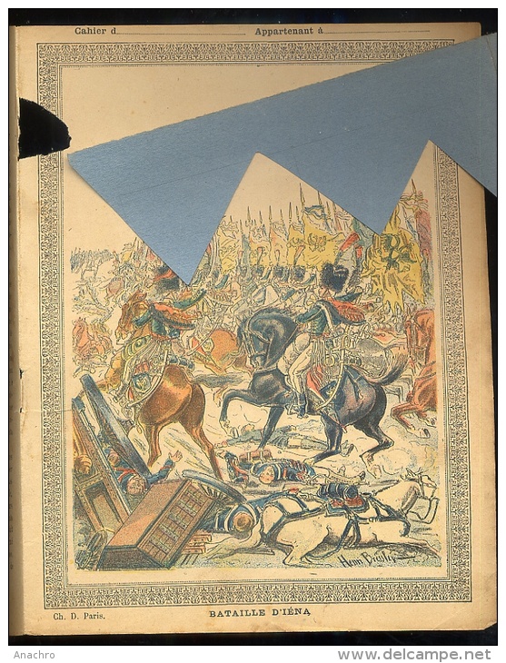 MILITAIRE BATAILLE D' IENA 1806 Couverture Protège Cahier - Copertine Di Libri