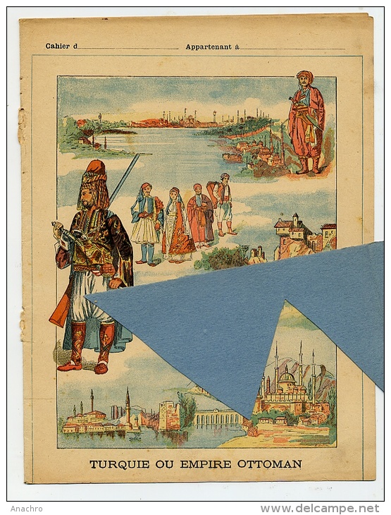 UNIFORMES MILITAIRES TURQUIE EMPIRE OTTOMAN Couverture Protège Cahier Coll.CH. D. PARIS - Protège-cahiers