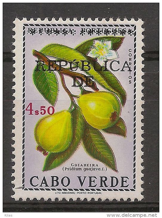 CAPE VERDE 1976 Stamps Of 1968  Overload Displaced - Cape Verde