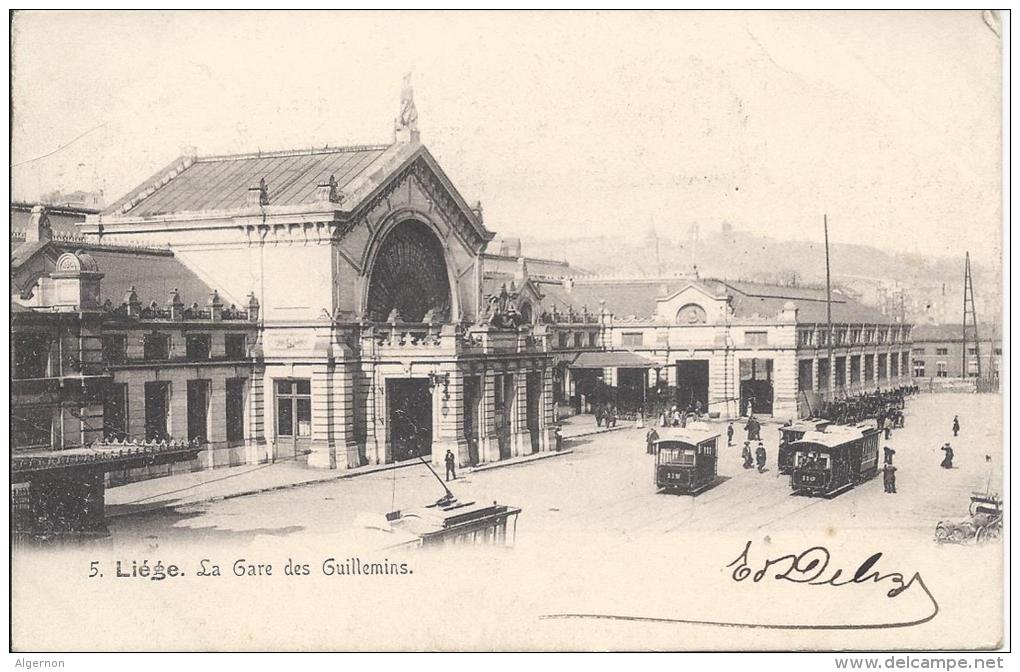 8472 - Liége La Gare Des Guillemins Trams - Liege