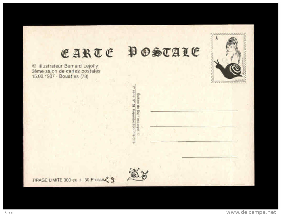 CARTES DE SALONS - 78 - BOUAFLES - Salon De La Carte Postale - 1987 - Chat - Bourses & Salons De Collections