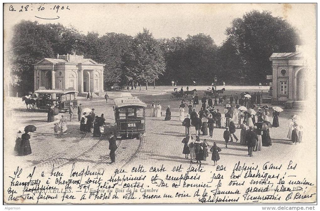 8473 - Bruxelles L'Entrée Du Bois De La Cambre Tram - Avenues, Boulevards