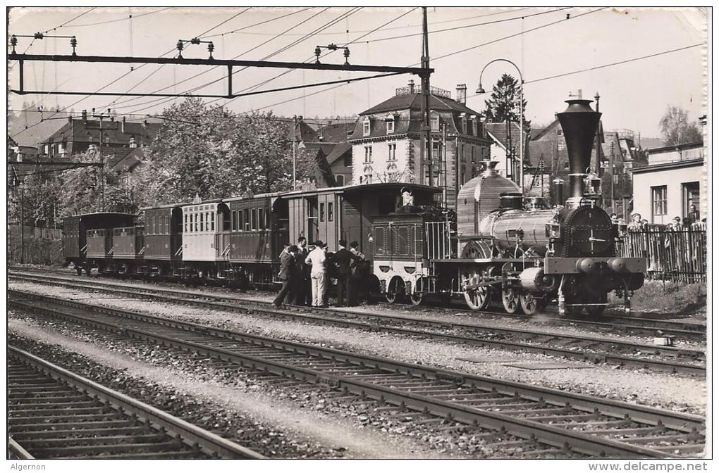8475 - Cent Ans Chemins De Fer Suisses 1847 - 1947 Spanisch Brötli Bahn - Eisenbahnen